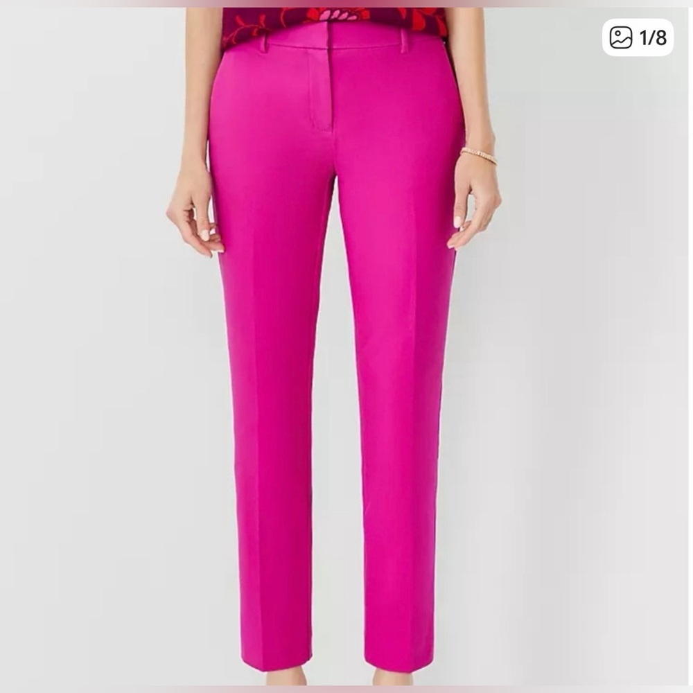 LOFT Pink Straight Leg Pants